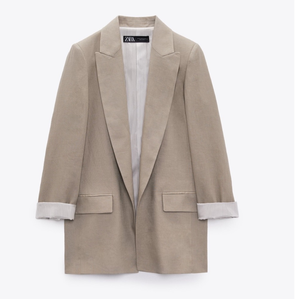 Zara Linen Blazer